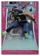 E400 RUSSELL WILSON 2018 ROOKIES & STARS PINK AIRBORNE 17/85 RARE SP PRIZM