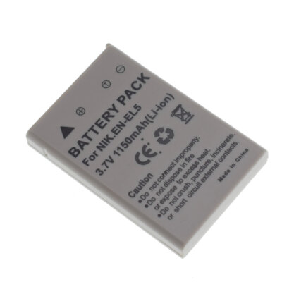 EN-EL5 Battery 3.7V 1100mAh (NEW) for NIKON COOLPIX P90 P100 P5100 P6000 S10