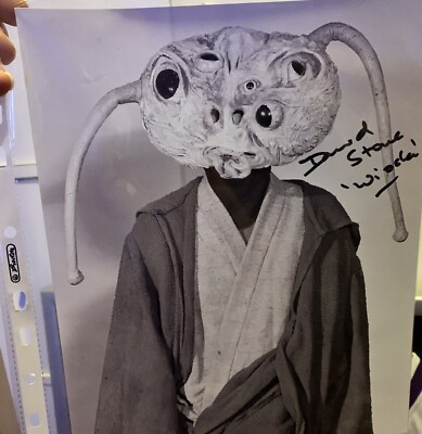DAVID STONE Autogramm 20x30cm STAR WARS signed autograph WIOSLEA B-Wing Pilot