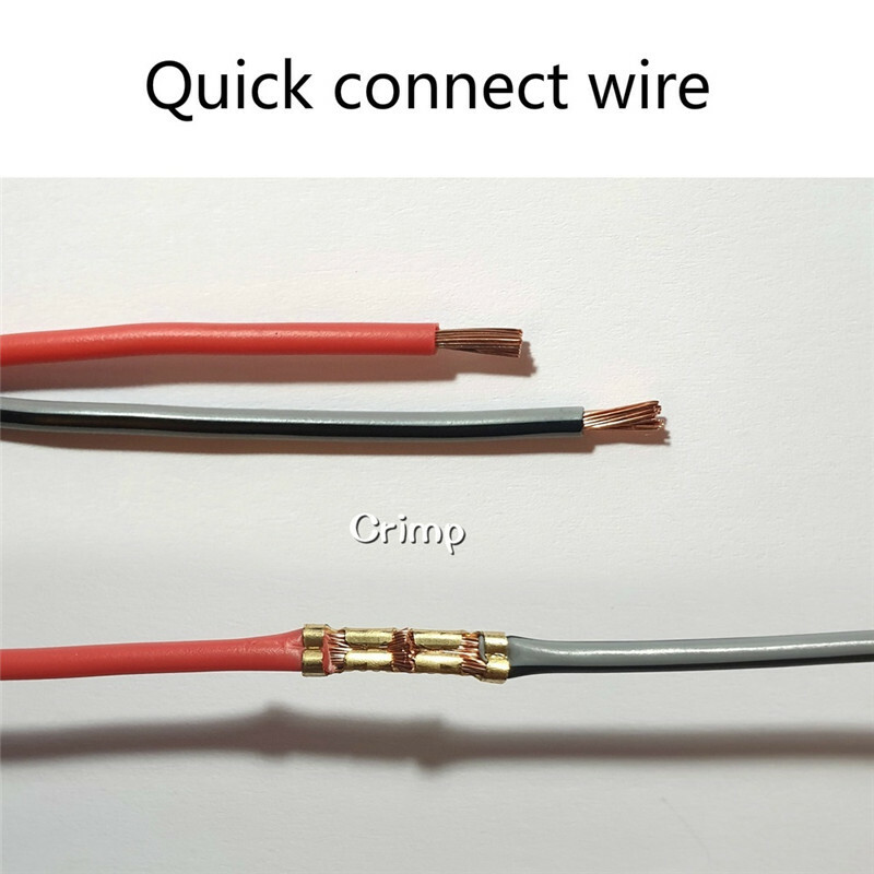 100pcs 0.5mm²-35mm² / 22-2 AWG Non-Insulated Wire Connector Sleeves Cable Terminals Copper Bare Tinned Crimp Terminals - Foto 9