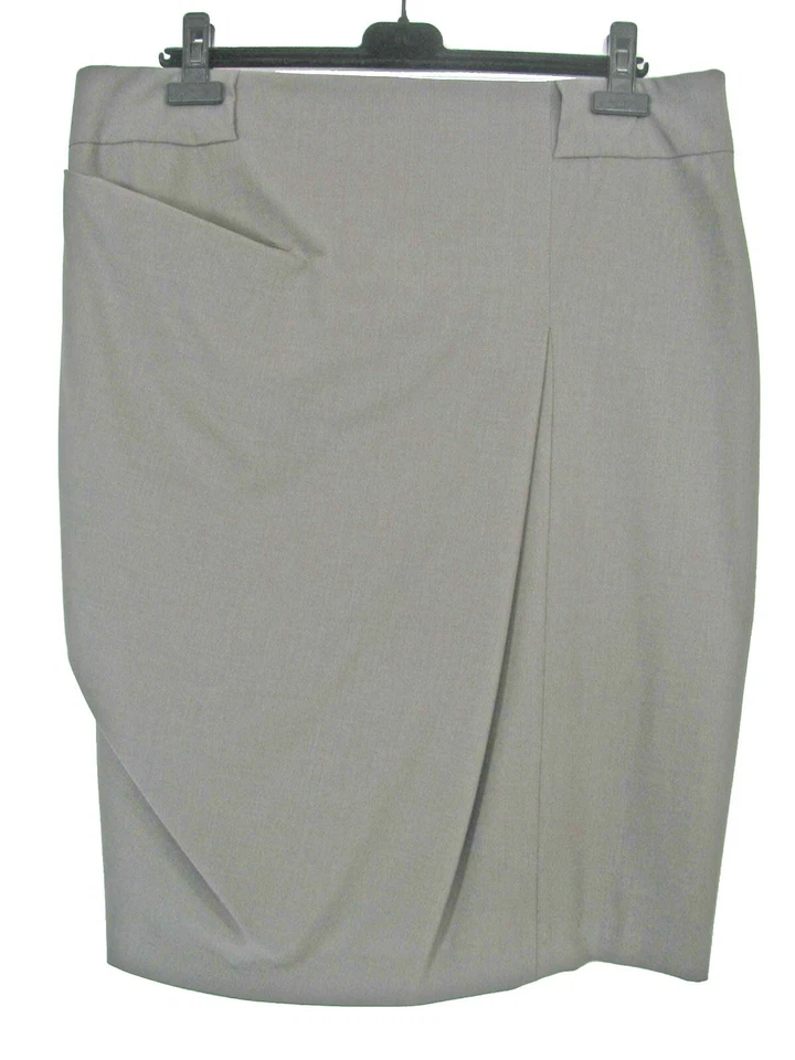 NUEVA CON ETIQUETAS Brunello Cucinelli Preciosa Falda de Lana Talla EU 50 US 14 Hecha en Italia $700