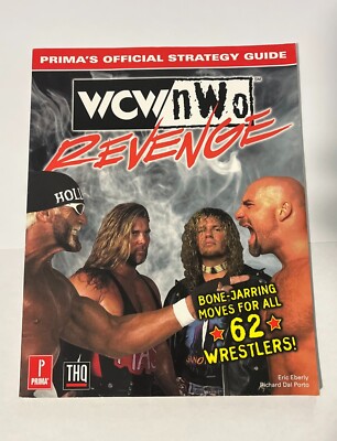 Nintendo 64 WCW/NWO Revenge Official Strategy Guide - 1998 - Excellent Condition