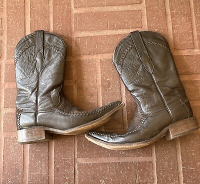 White Diamonds Leather Cowboy Western Boots US Size 11 - Mex 31 Brown Unique White Diamonds | Shoes | White Diamonds Leather Cowboy  main image 3