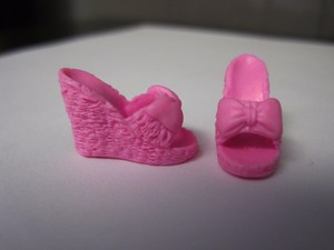 barbie doll slippers
