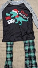 Merry Christmas Dinosaur Pajamas