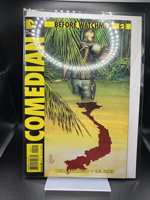 Before Watchmen Comic 2 Comedian Cover B JG Jones First Print 2012 Azzarello DC