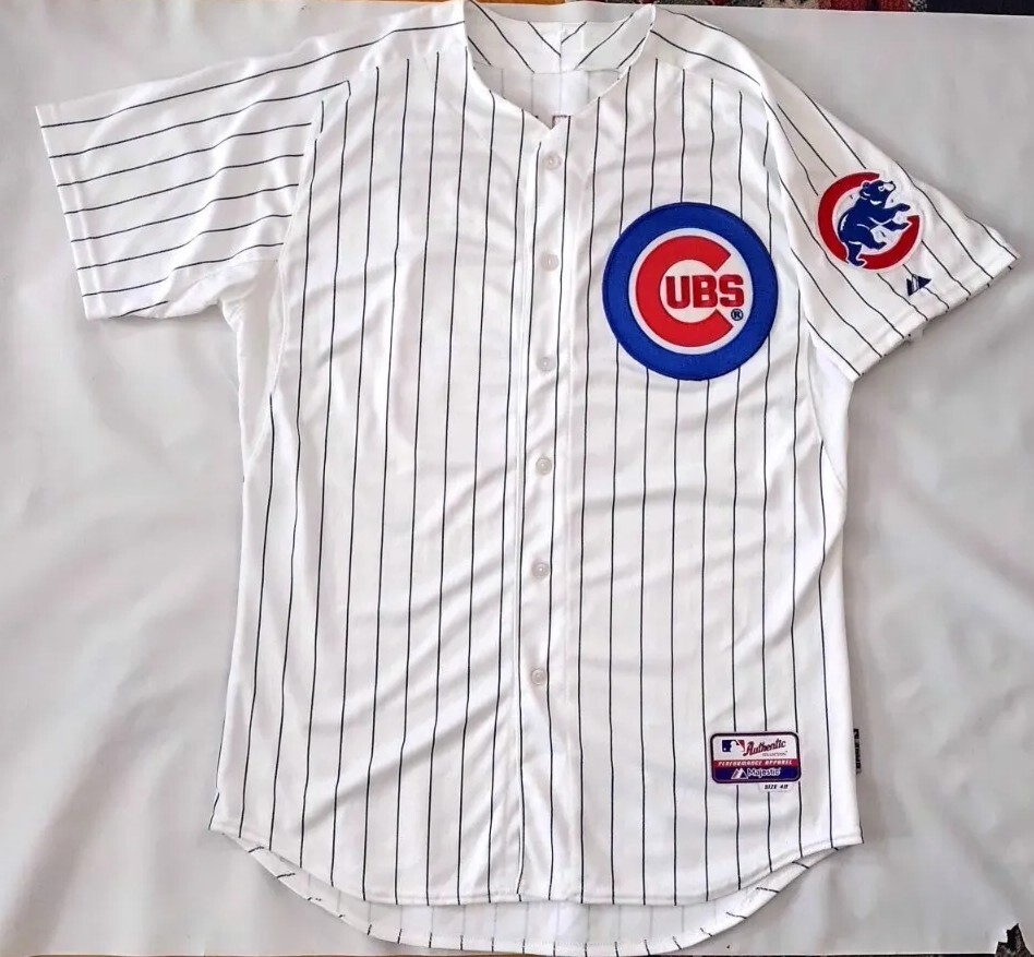 MADE IN USA MAJESTIC COOLBASE CHICAGO CUBS #49 ARRIETA AUTHENTIC