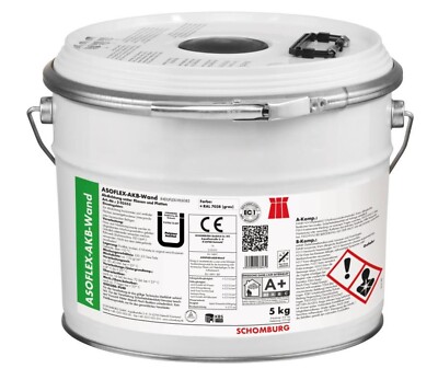 2K-Reaktionsharzabdichtung für Wandflächen Schomburg ASOFLEX-AKB-Wand 5 kg