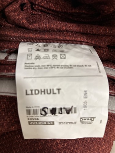 IKEA LIDHULT Cover for chaise section, Lejde Red-brown 204.058.63 Open - Picture 2 of 5