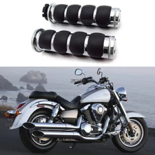 Chrome Motorcycle 1" Hand Grips For Kawasaki Vulcan VN 2000 800 900 700 Classic 