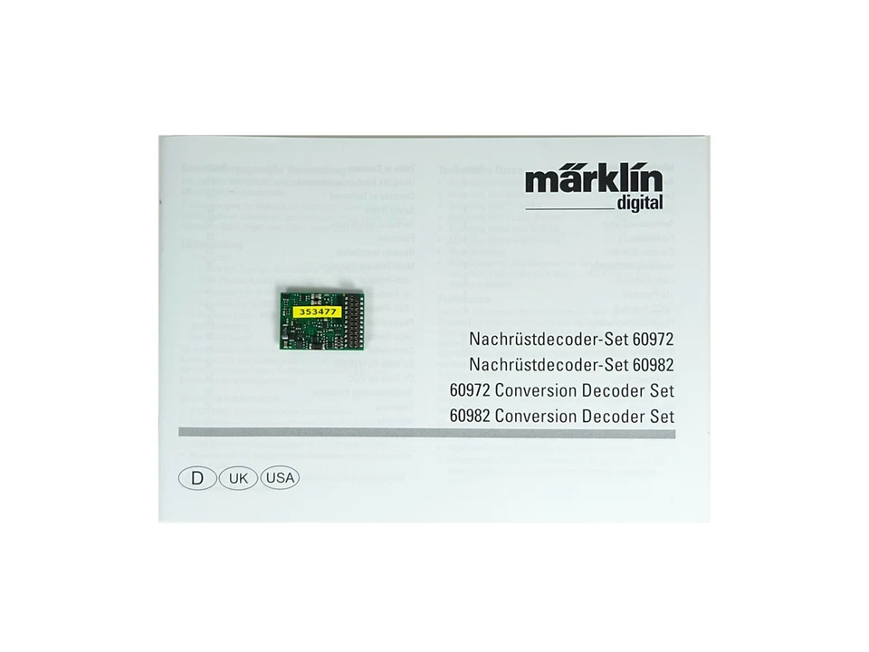Digital Lok Decoder mLD3 mfx/MM1/MM2/DCC 21MTC, Märklin H0 aus 60972 neu - Bild 2 von 2