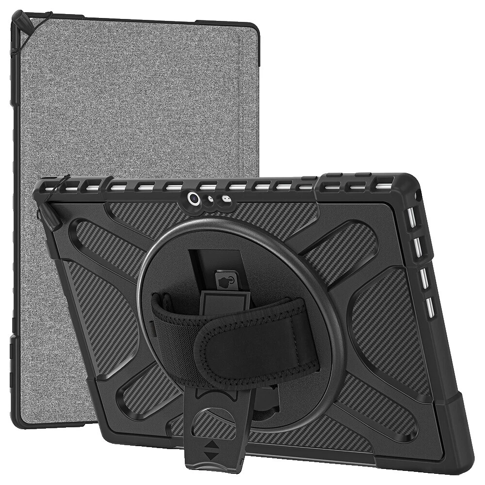 Black Silicone/Gel/Rubber Tablet & eReader Cases, Covers & Keyboard Folios for Microsoft Surface Pro 4