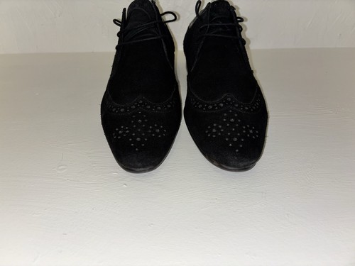 ASOS Black Faux Suede, Brogues Shoes - Size 9 - 第 2/11 張圖片
