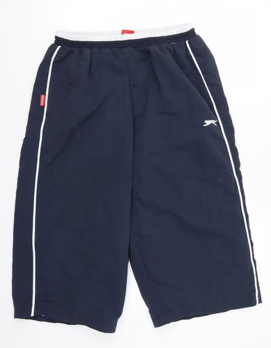 Slazenger Womens Blue Polyester Blend Bermuda Shorts Size XL L19 Reg