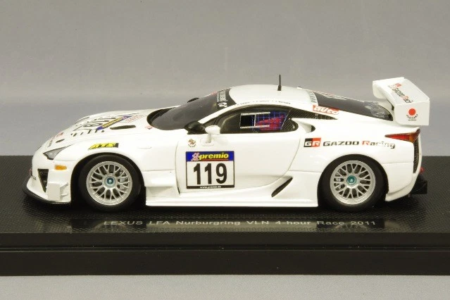 Ebbro 1/43 Lexus LEXUS LFA Nurbrugring VLN 4H 2011 #119 J. Wakisaka/K. Oshima Foto 2 de 3