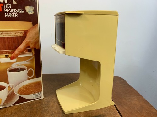 Vintage 70s 80s Sunbeam Hot Shot Mid Century Coffee Maker Keurig Single Cup - Picture 4 of 7