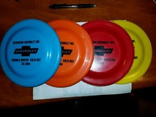  1970's Plastic Flying Disc Devereaux Chevrolet Freeport PA Salesman's Promo