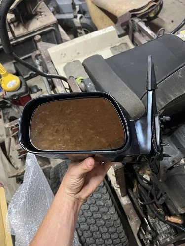 [Left] Driver Side Black Manual Replacement Mirror for 04-08 Pontiac Grand Prix