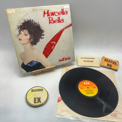 Marcella Bella - Nell'Aria EX/VG 1983 Ultrasonic Clean Vinyl Soul / Funk