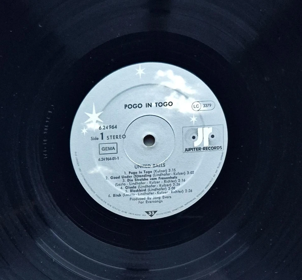 United Balls - Pogo in Togo (Ska) Jupiter Vinyl LP OIS nm - Bild 3 von 4