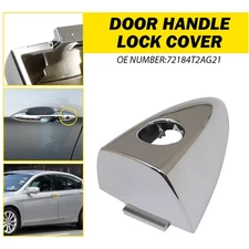 EXTERIOR DOOR HANDLE KEYHOLE LOCK BEZEL FOR 2017-23 HONDA RIDGELINE/16-22 PILOT