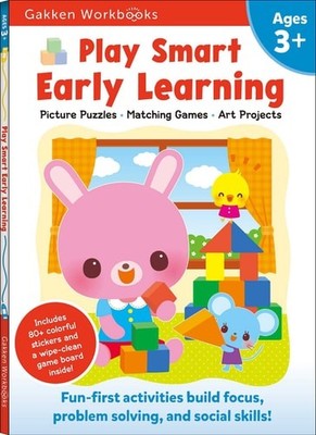 Play Smart Early Learning Age 3+: Preschool Activity Workbook with Stickers for