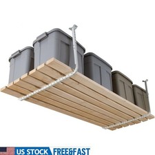 Heavy Duty Garage Ceiling Storage Rack Adjustable Organizer 250lb Capacity New