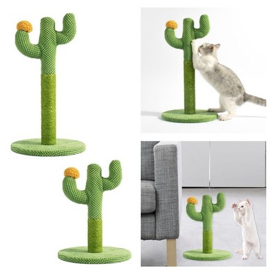 Kaktus Katzen Klettergerüst baumelnder Spielpfosten Kaktus große Katze