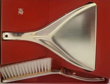 WMF Tischgarnitur Vintage Luxury Quality Dust Pan And Brush Table Set, NOS