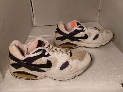 Vintage 1995 Nike Air Max² Triax OG 104048-101 White Blue US 10.5