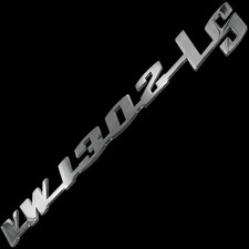 FIT FOR VW Beetle 1302LS  Emblem Decklid Script High Quality Stainless Steel