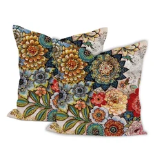 infenhiy Throw Pillow Covers Pack of 2 Double-Sided Printing Home Indoor and ...