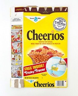 Vintage 1970s General Mills Cheerios Cereal Box Tricky Tracer Toy Premium