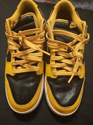 Nike Dunk Low Reverse Goldenrod Black/University Gold/White Leather FZ4618-001