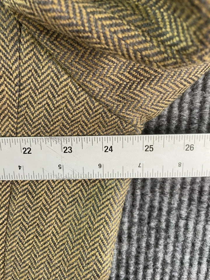 Abrigo Deportivo De Colección Yves Saint Laurent 48 R Beige Lana Cachemira Diseñador Italia Foto 4 de 4