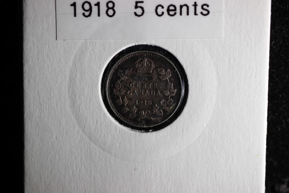 1918 Year Canadian Five Cents 1858-1921 for sale | eBay