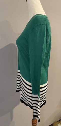 Gordon Smith Size Medium / M 100% Merino Wool Knit Green Jumper - Picture 6 of 9