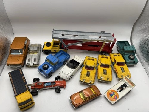 Original Corgi Toys + Dinky Diecast Model Toy Cars Joblot Vintage Rares