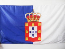 Kingdom of Portugal 1139-1910 Flag 3' X 5' for a Pole - Royale Portuguese Flags