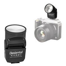 Mini Camera Flash w/ Hot Shoe 6500K 300K Flash Speedlite For Cannon Nikon Sony