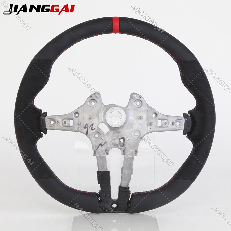 Full Leather Steering Leather W/Paddle For BMW F10 F12 F13 F90 F91 F93 M5 M6 F01 - Image 4 of 4