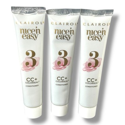 Clairol Nice And Easy CC+Colorseal Conditioner x 3 Tuben à 57 ml