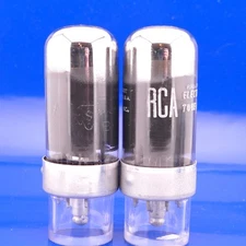 Two Excellent SYLVANIA Manufactured 7C5 Tubes NOS NIB Test[%]: 122 122 TV-7