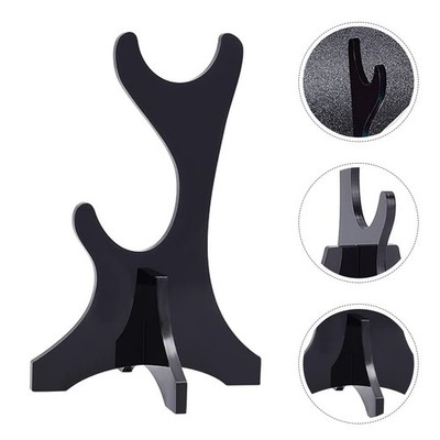 2 Pcs Plate Display for Collectibles Lightsaber Holder Rotatable Sword Stand