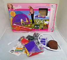 Barbie mattel Campin' Gear Playset Coleman Camping Gear Mattel 200 in box