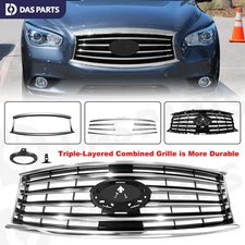 Fit For 2013 2014 2015 Infiniti QX60 JX35 Chrome Grille IN1200123 623103JA0A