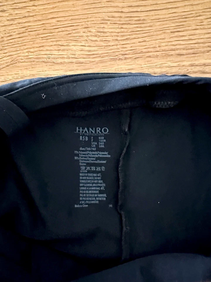 Moldeador HANRO 36B negro defectuoso Foto 4 de 4