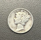 1942 - 10C Mercury Dime / 90% Silver Coin.
