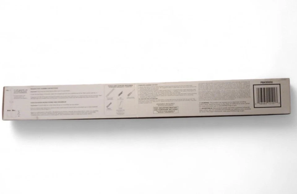 Gibraltar Round Steel Mailbox Post w/Decorative Scrolls — Black [PBK00000] - Image 4 of 4