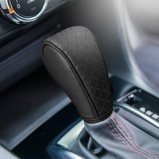 Universal Leather Gear Shifter Cover - Stylish Anti-Slip & Easy Install Design